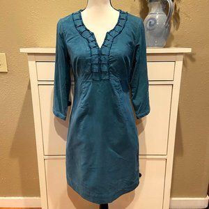 Boden teal cord dress